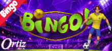 ¿Ya imaginó poder marcar un Gol pero sin tener que ir al campo?
Entonces conozca a Bingol, en esta increíble máquina usted podrá ganar 10 bolas extras, 12 premios, un bono más el jackpot!
Viste tu camiseta y grite muchos Bingos en este increíble juego.